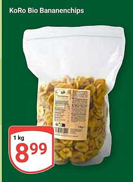 KoRo Bio Bananenchips 1 kg