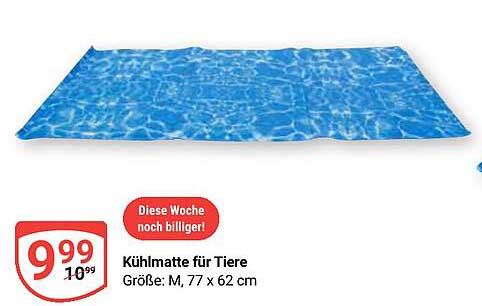 Kühlmatte für Tiere
