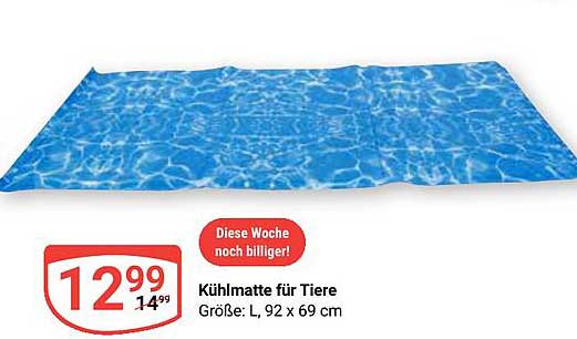 Kühlmatte für Tiere