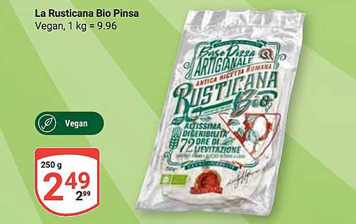 La Rusticana Bio Pinsa 250g