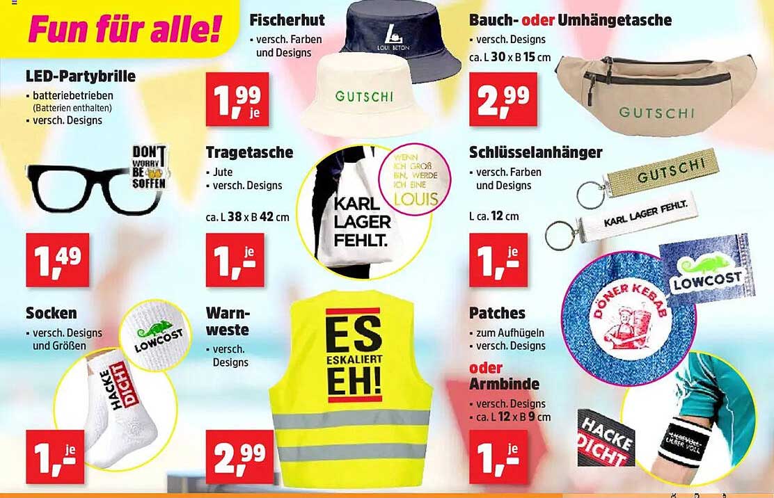 LED-Partybrille - batteriebetrieben und in verschiedenen Designs