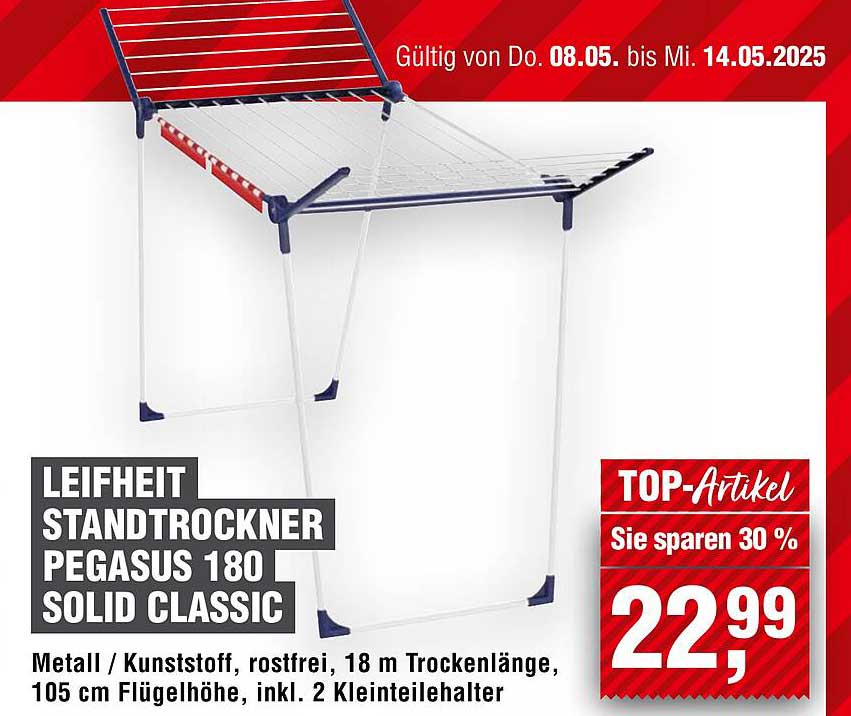 Leifheit Standtrockner Pegasus 180 Solid Classic