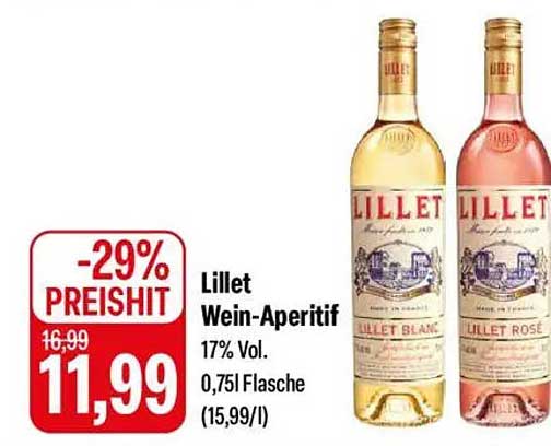 Lillet Wein-Aperitif
