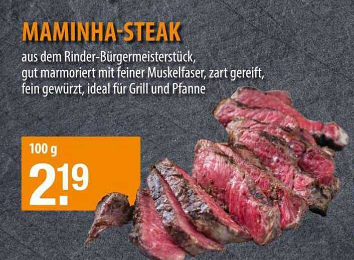 Maminha-Steak aus dem Rinder-Bürgermeisterstück