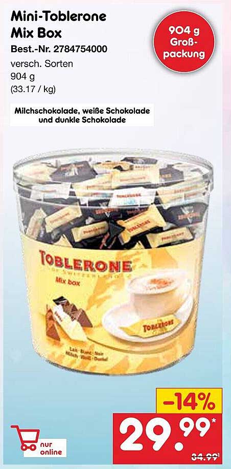 Mini-Toblerone Mix Box 904 g