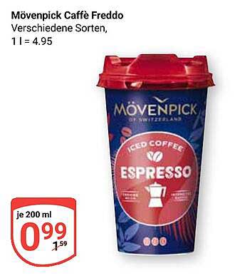 Mövenpick Caffè Freddo – Iced Coffee verschiedene Sorten