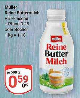 Müller Reine Buttermilch 500 g