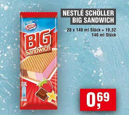 NESTLÉ SCHÖLLER BIG SANDWICH
