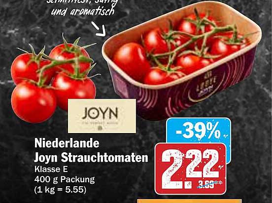 Niederlande Joyn Strauchtomaten 400 g Packung