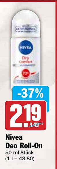 Nivea Deo Roll-On 50 ml - Dry Comfort