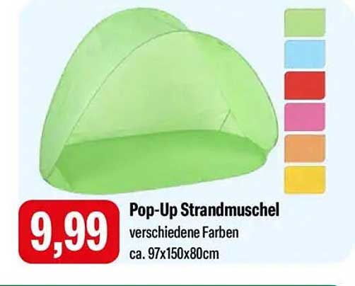 Pop-Up Strandmuschel