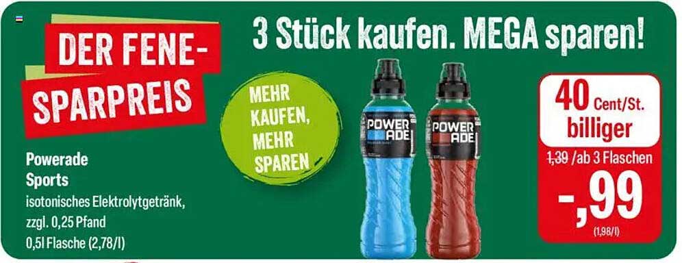 Powerade Sports – isotonisches Elektrolytgetränk