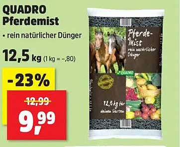 QUADRO Pferdemist - rein natürlicher Dünger