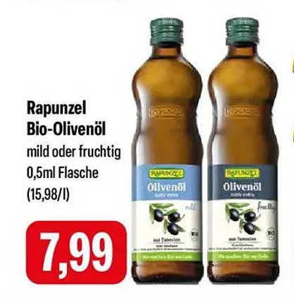 Rapunzel Bio-Olivenöl 0,5l mild oder fruchtig