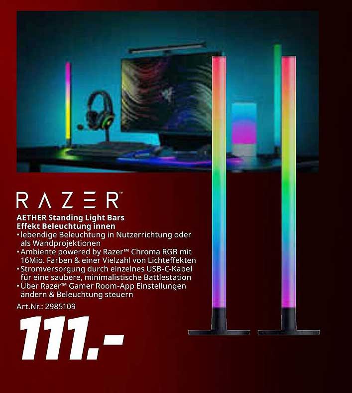 RAZER AETHER Standing Light Bars – Lebendige Beleuchtung für Dein Zuhause