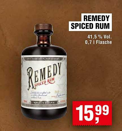 REMEDY SPICED RUM