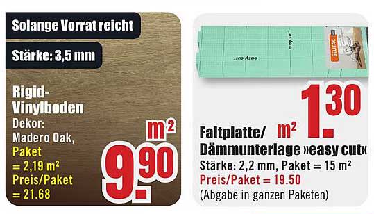 Rigid-Vinylboden Madero Oak - 3,5 mm Stärke