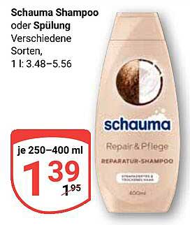 Schauma Shampoo oder Spülung - Repair & Pflege