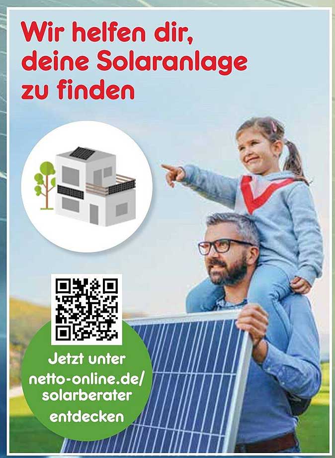 Solarberatungsangebot von Netto Marken-Discount