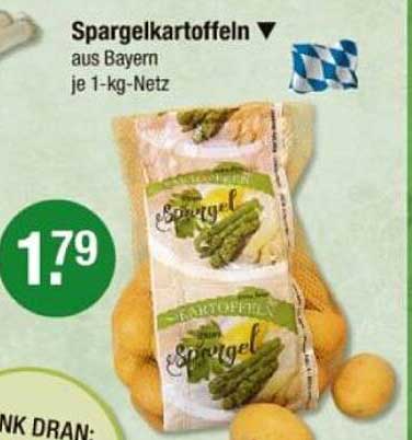 Spargelkartoffeln aus Bayern je 1-kg-Netz