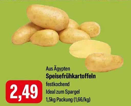 Speisefrühkartoffeln aus Ägypten – festkochend und ideal zum Spargel