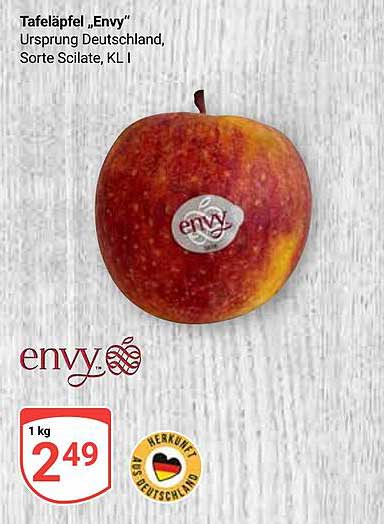 Tafeläpfel „Envy“ - 1 kg zum Vorteilspreis