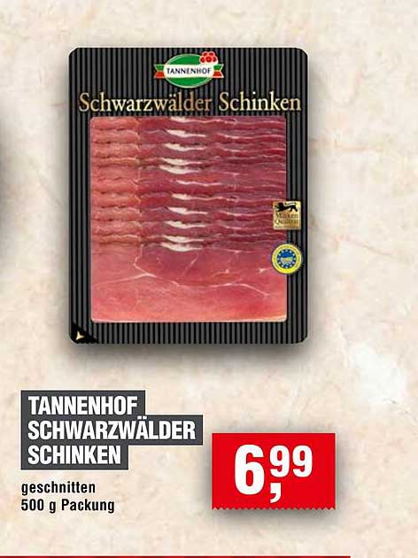 TANNENHOF SCHWARZWÄLDER SCHINKEN 500 g