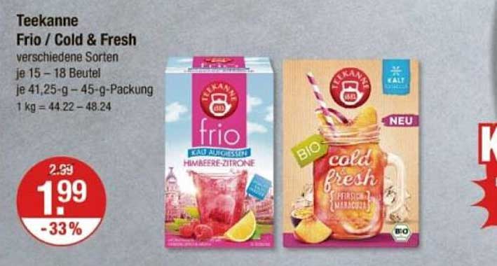 Teekanne Frio / Cold & Fresh - verschiedene Sorten