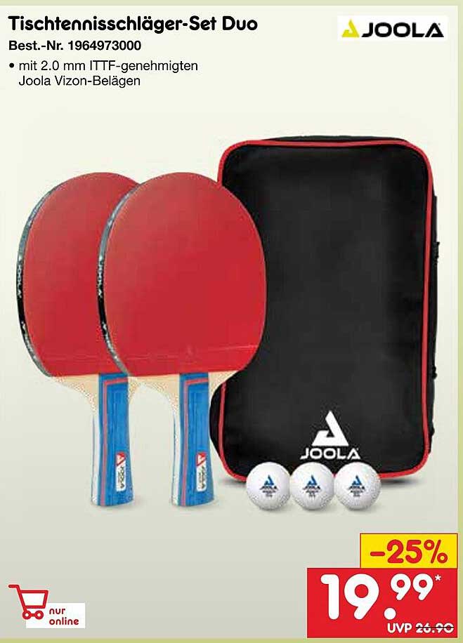 Tischtennisschläger-Set Duo
