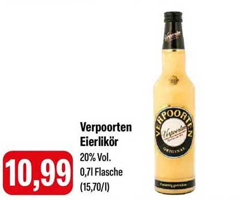 Verpoorten Eierlikör 0,7l Flasche (20% Vol.)