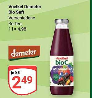 Voelkel Demeter Bio Saft - Verschiedene Sorten