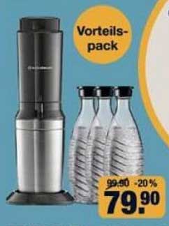 Vorteils-Pack - Wassersprudler mit 3 Flaschen