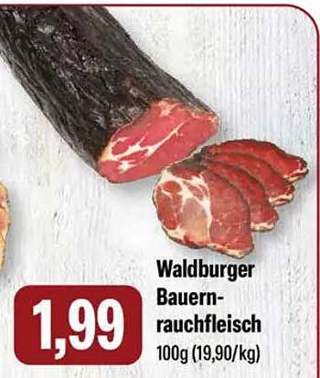 Waldburger Bauernspeck - Rauchfleisch für Gourmets