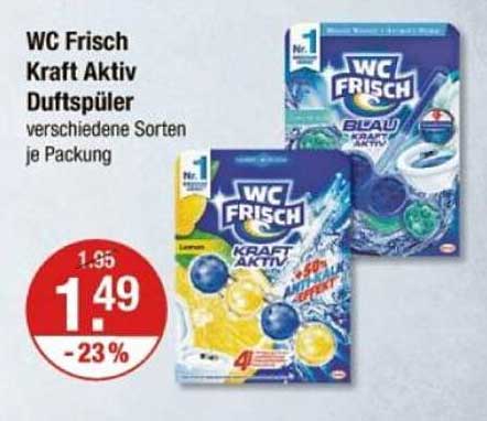 WC Frisch Kraft Aktiv Duftspüler verschiedene Sorten je Packung