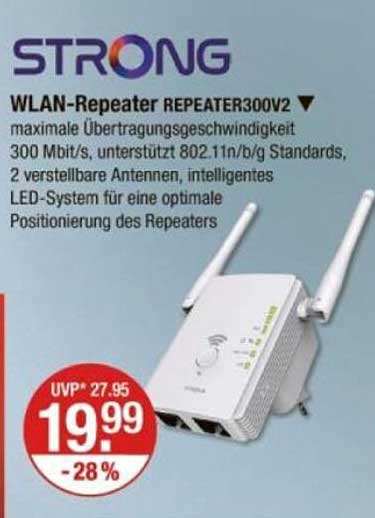 WLAN-Repeater REPEATER300V2 von STRONG