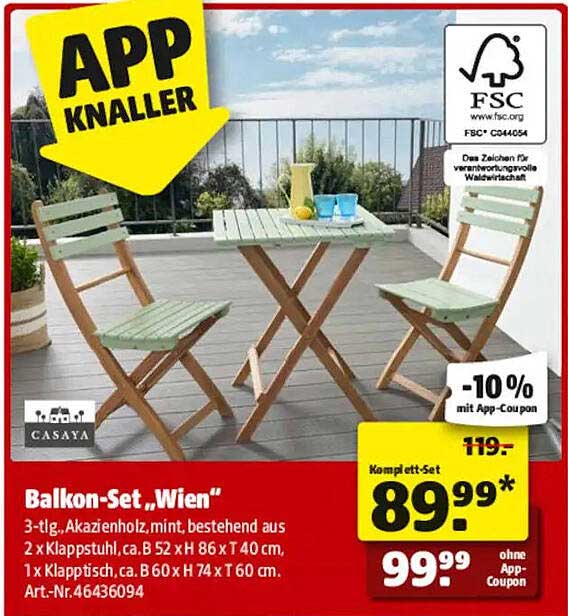 Balkon-Set „Wien“