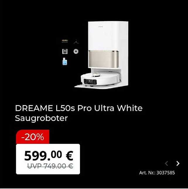 DREAME L50s Pro Ultra White Saugroboter