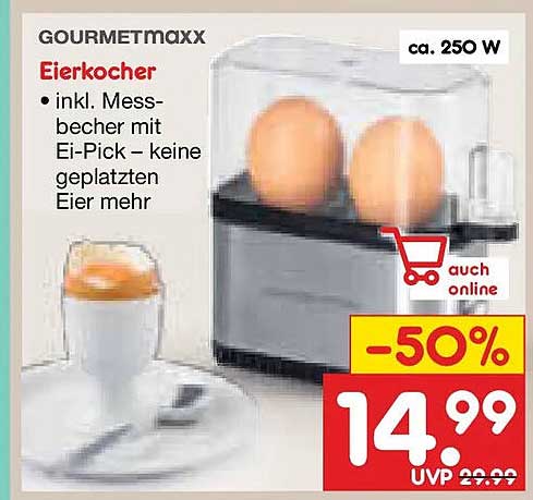GOURMETMAXX Eierkocher