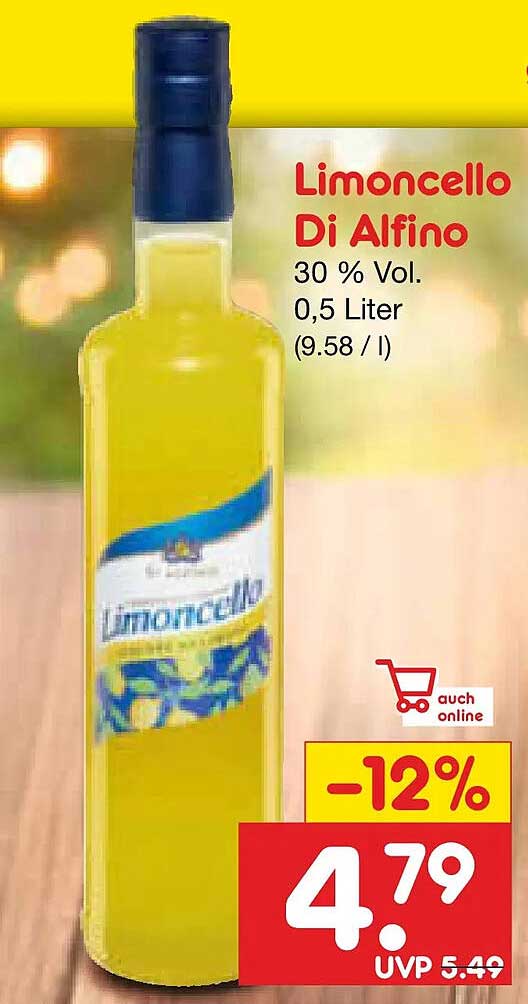 Limoncello Di Alfino 30 % Vol. 0,5 Liter (9.58 / l)