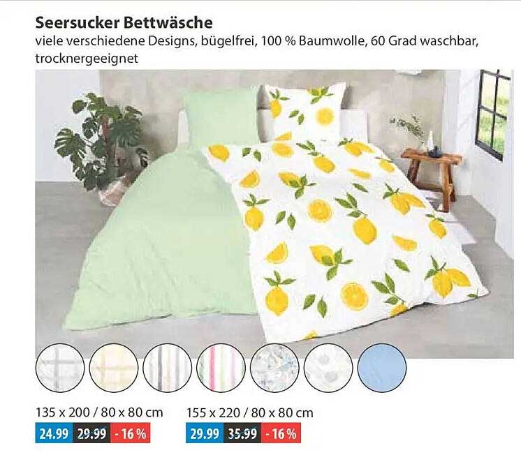 Seersucker Bettwäsche