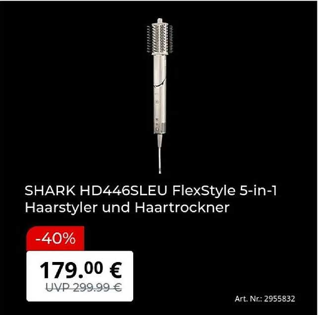 SHARK HD446SLEU FlexStyle 5-in-1 Haarstyler und Haartrockner