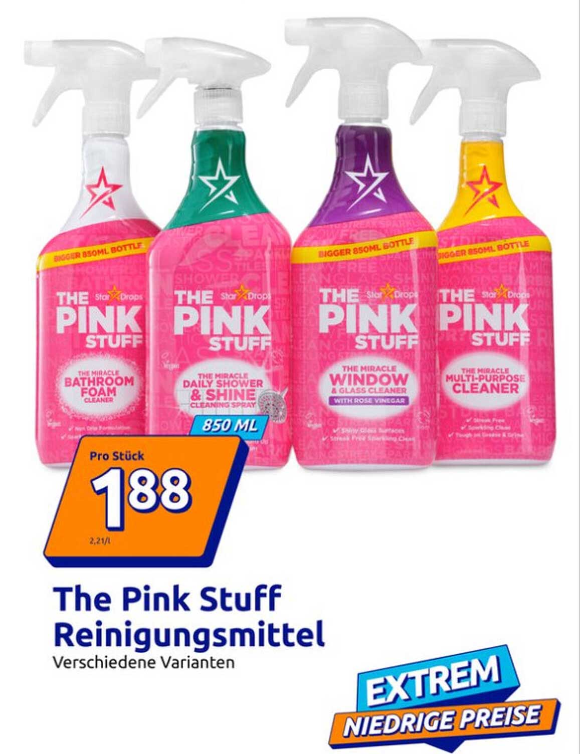 The Pink Stuff Reinigungsmittel Verschiedene Varianten