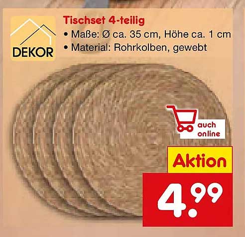 Tischset 4-teilig