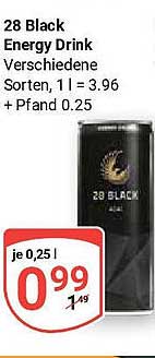 28 Black Energy Drink - Verschiedene Sorten im Angebot