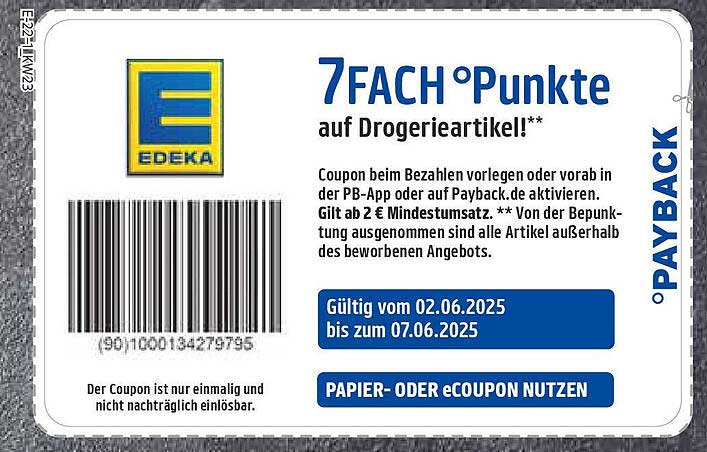 7FACH Punkte auf Drogerieartikel!