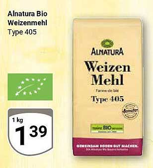 Alnatura Bio Weizenmehl Type 405