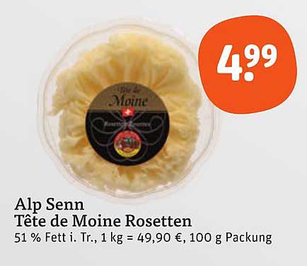 Alp Senn Tête de Moine Rosetten