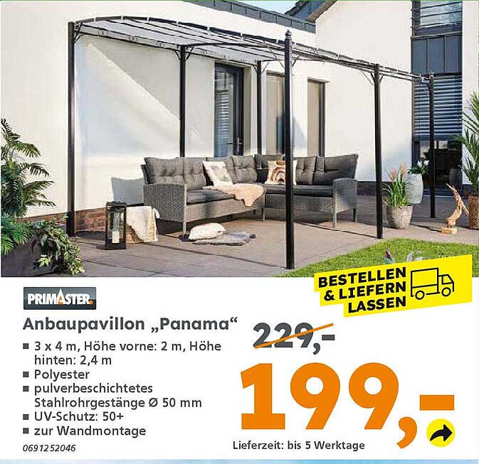 Anbaupavillon „Panama“