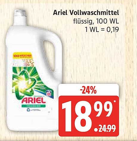 Ariel Vollwaschmittel flüssig, 100 WL
