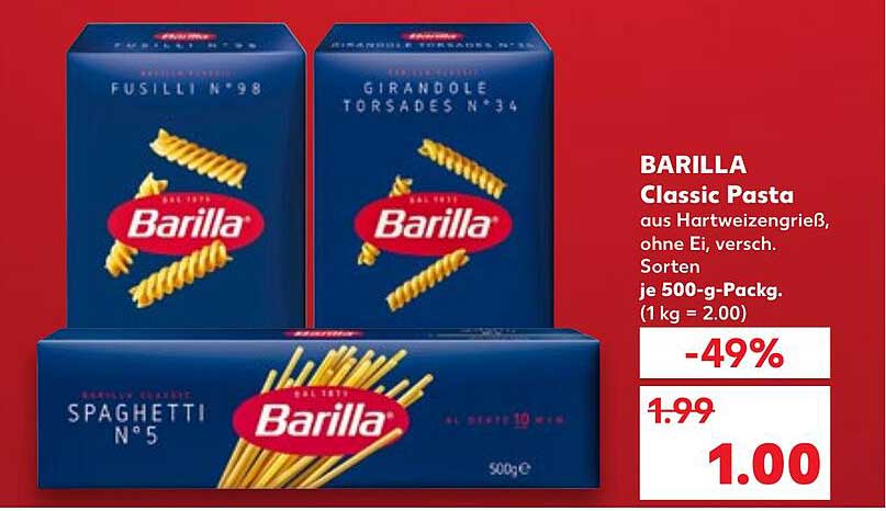 BARILLA Classic Pasta